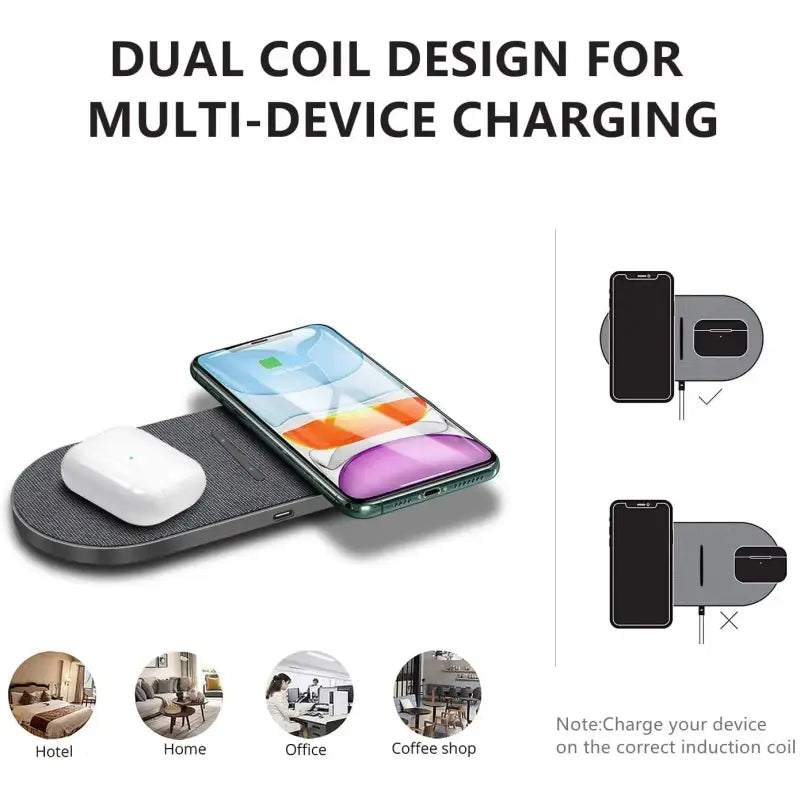 The dual charging case for iphone 11