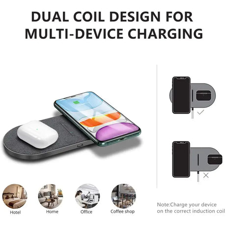 the dual charging pad with a wireless mouse and a mouse