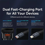 dual fast charging port for all your devices