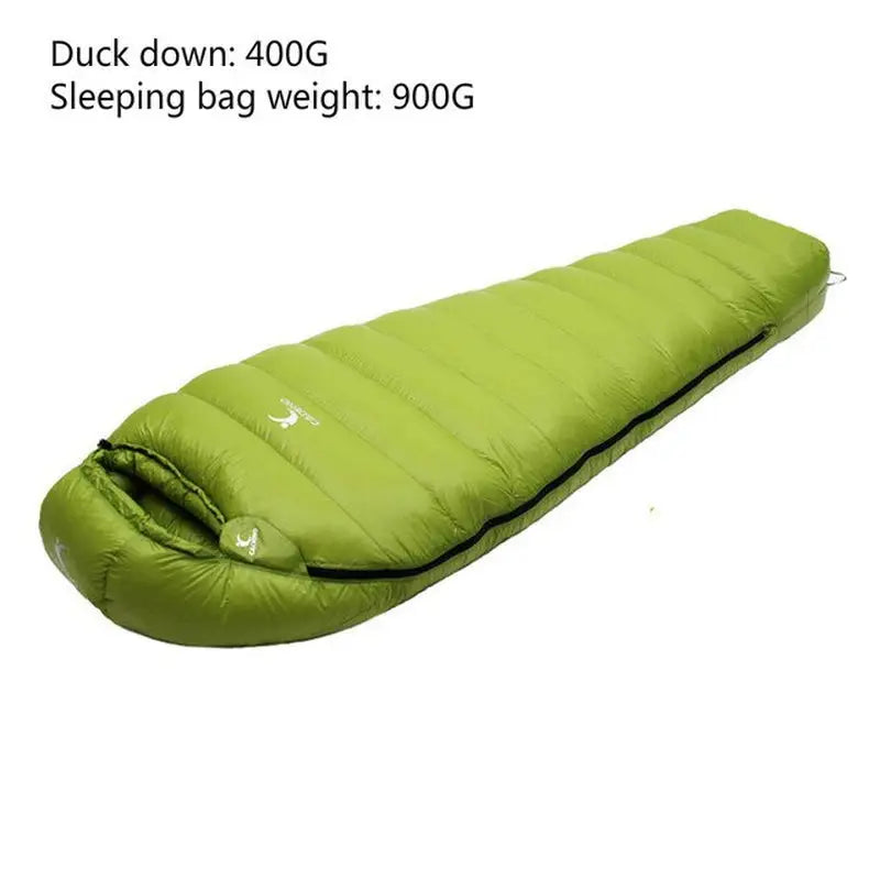 the sleeping bag is a lightweight sleeping bag that can be used for camping