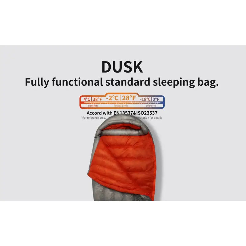 the duk is a lightweight sleeping bag