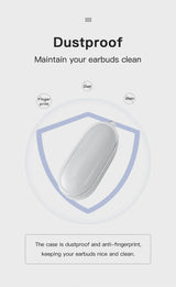 Dustproof earbuds case.