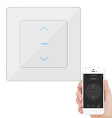 Tuya Smart Touch Curtain Control Switch - WiFi Blinds Shutters Control via SmartLife Google Alexa Apps