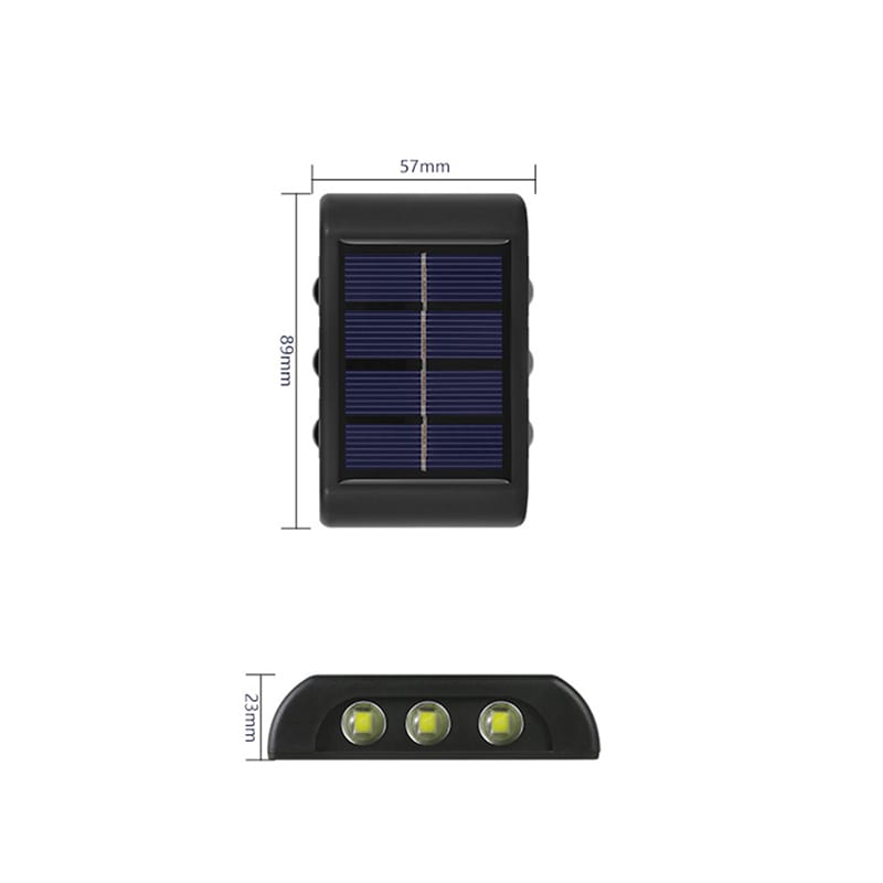 Solar-LED-Außenleuchten für Garten, Balkon, Hof, Straße,