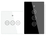 Tuya Smart Touch Curtain Roller Blind & Stutter Control Switch - WiFi Control via SmartLife Google Alexa Apps