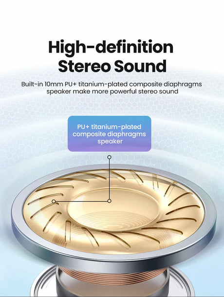 Earbud speaker component.