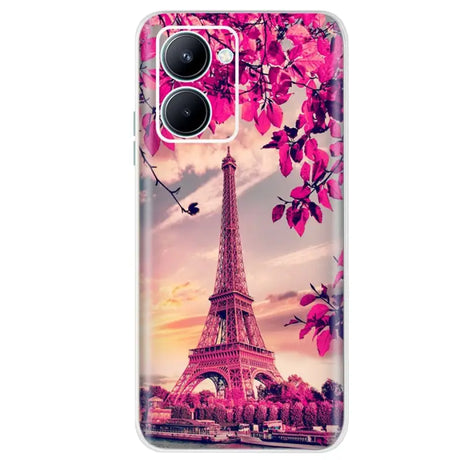 printed eiffel tower case for samsung s20