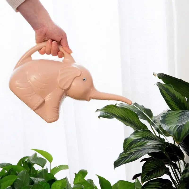 a person holding a plant in their hand