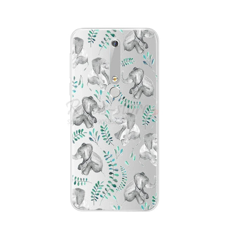 Elephant-patterned phone case.