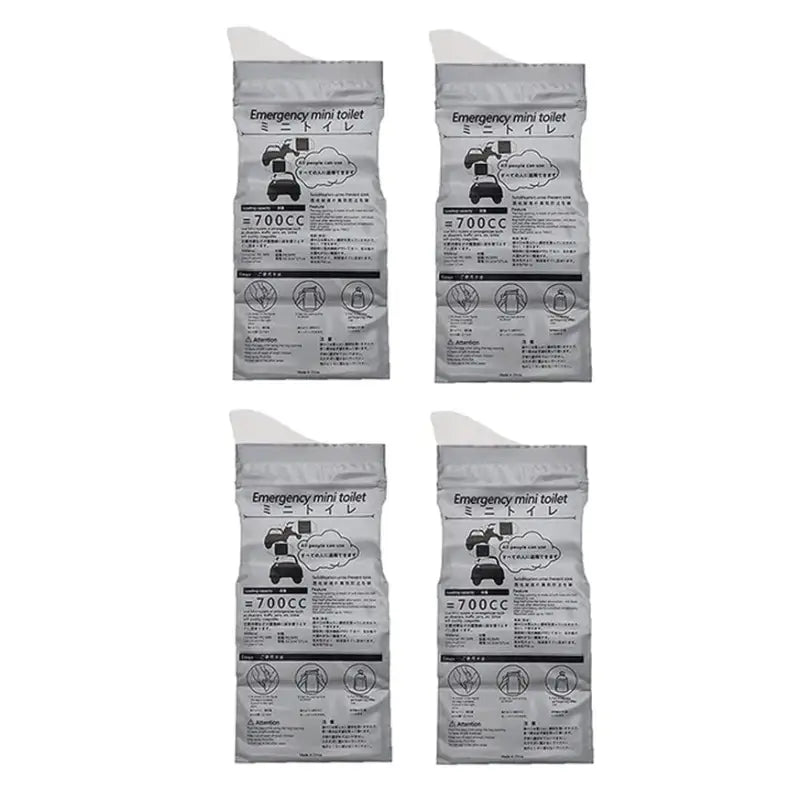 4 pack of emergency food bags