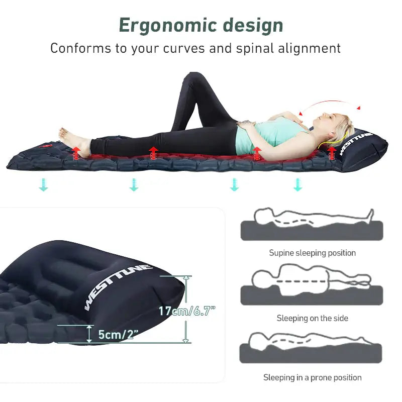 a woman lying on a yoga mat with the text, eromic design