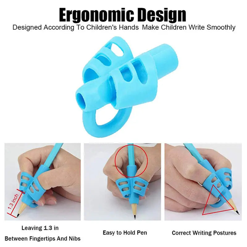 a hand holding a blue plastic pipe