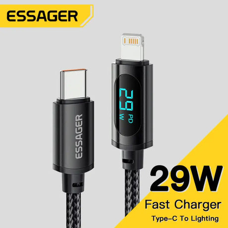 esager fast charger type - c to lightning cable