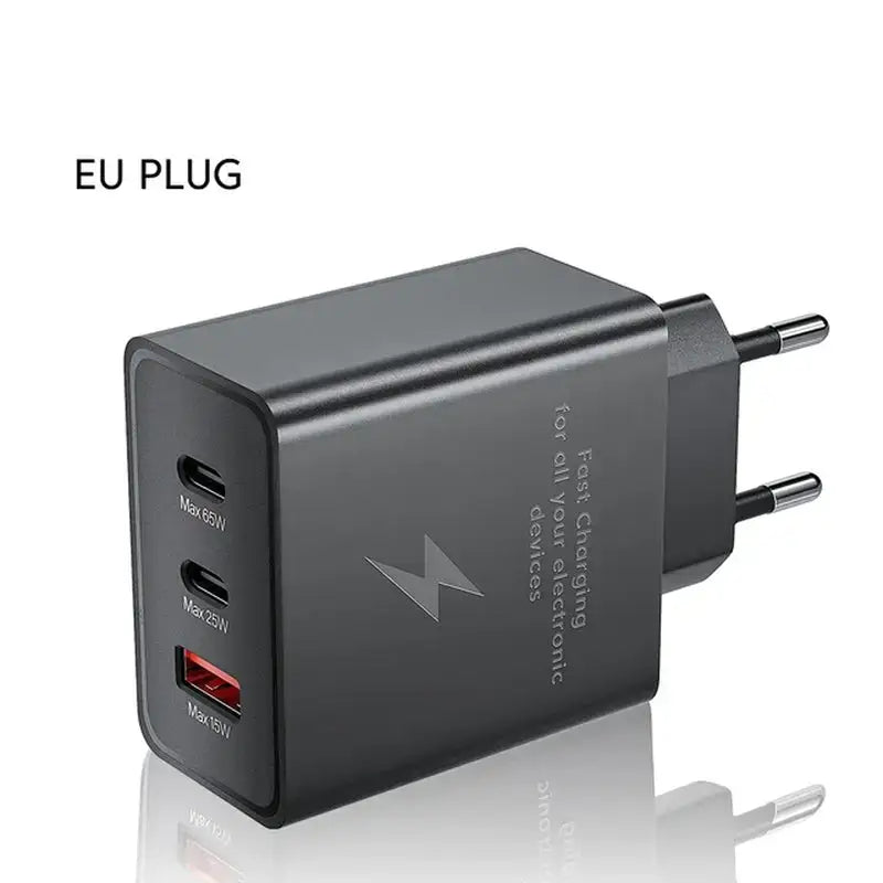 eu plug usb charger with dual usb port