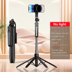 Extendable phone tripod with remote.