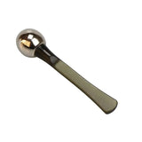 a metal ball with a metal handle