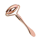 a gold spoon with a spoon handle