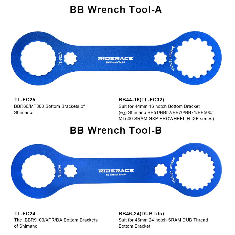 a close up of two wrenches with different types of wrenches