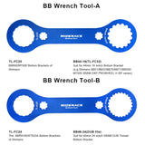 a close up of two wrenches with different types of wrenches