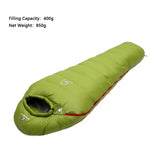 the sleeping bag is a lightweight sleeping bag that can be used for camping