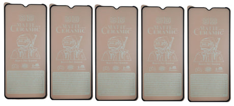 Five ceramic screen protectors.