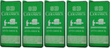 Five green anti-shock screen protectors.