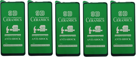 Five green phone screen protectors.