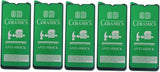 Five green phone screen protectors.