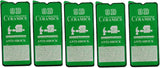 Five green phone screen protectors.