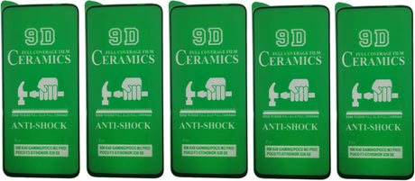 Five green screen protectors.