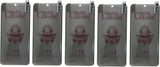 Five matte ceramic privacy screen protectors for smartphones.