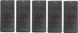 Five matte ceramic privacy screen protectors.