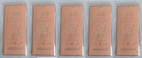 Five matte ceramic screen protectors.