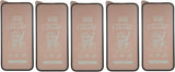 Five matte ceramic screen protectors.
