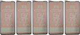 Five matte ceramic screen protectors.