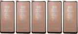 Five matte ceramic screen protectors.