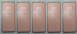 Five matte ceramic screen protectors.