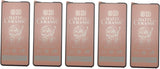 Five matte ceramic screen protectors.