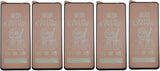 Five matte ceramic screen protectors.