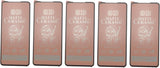 Five matte ceramic screen protectors.