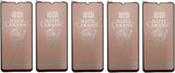 Five matte ceramic screen protectors.