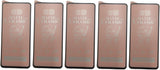 Five matte ceramic screen protectors.