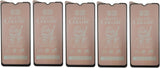Five matte ceramic screen protectors.