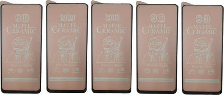 Five matte ceramic screen protectors.