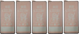 Five matte ceramic screen protectors.