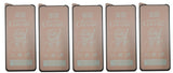 Five matte ceramic screen protectors.