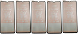 Five matte ceramic screen protectors.
