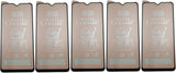 Five matte ceramic screen protectors.