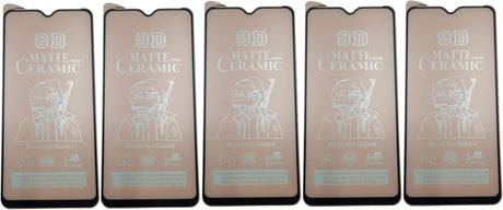 Five matte ceramic screen protectors.