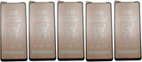 Five matte ceramic screen protectors.